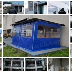 tesis içi inşaat çelik asma kat yapımı ve kamelya branda kaplama