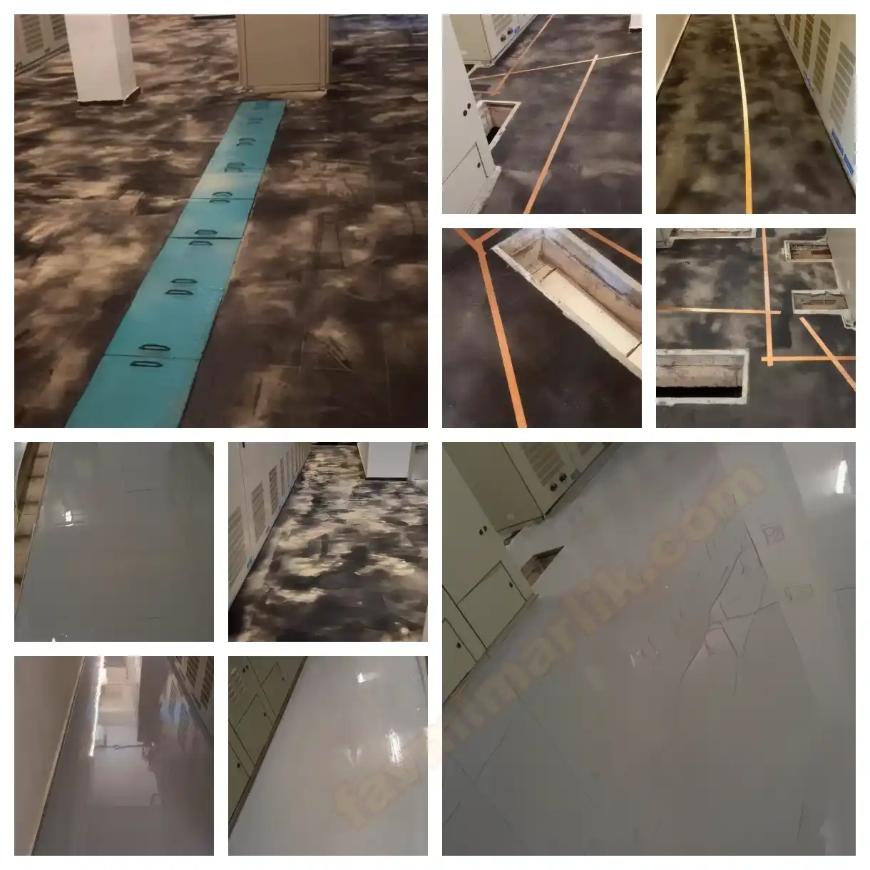 Endüstriyel Yüzey Kaplama Çözümleri 3 endüstriyel yüzey kaplama elektrik odası antistatik epoksi zemin