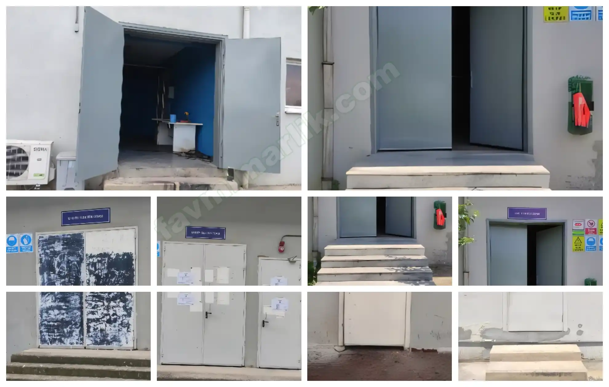 Fabrika Kapı Tamiratı ve Genel Bakım 1 fabrika kapı tamiratı elektrik odası kapısı antipas ve boya uygulaması