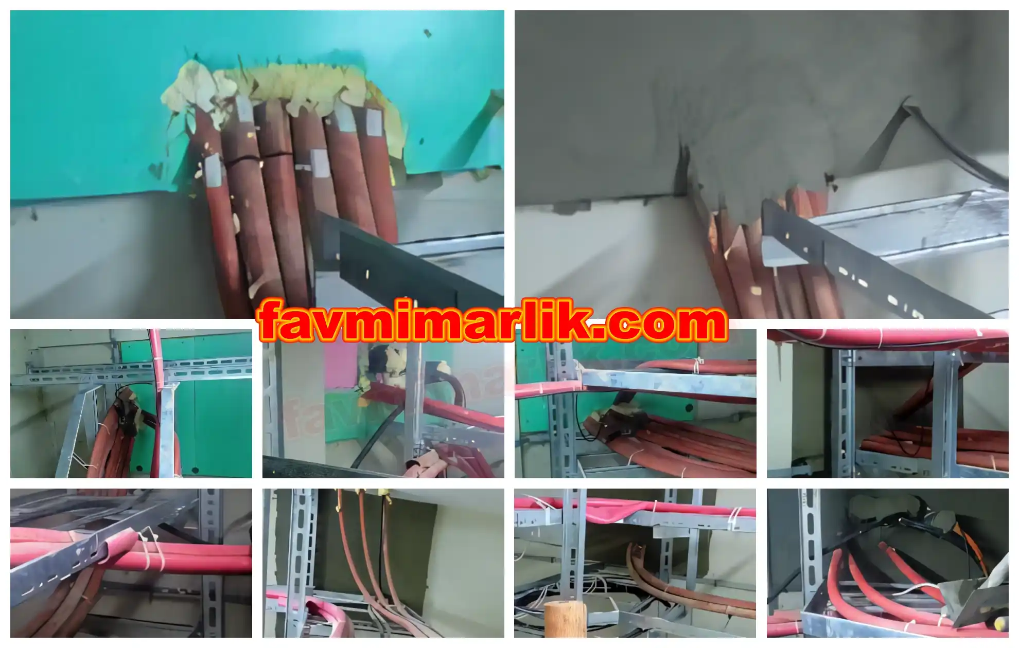 Tesis içi Tadilat ve Sosyal Alan Projeleri 2 tesis içi tadilat ofis cam bölme duvar ve sıva onarımı