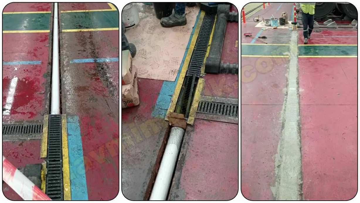 Kapsamlı Endüstriyel Tesis Bakım ve Onarım Projesi 1 fabrika bakım onarım forklift yolu kanal dolgusu zemin tamiri