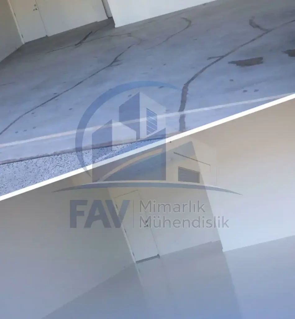 Epoksi Zemin Temizliği Nasıl Yapılır 4 Epoksi zemin temizlik öncesi ve sonrası karşılaştırma