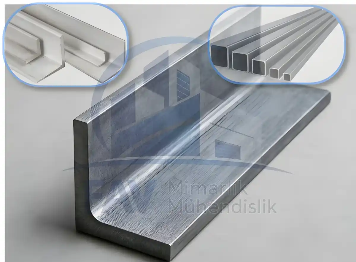 Çelik Konstrüksiyon Asma Kat Hesabı 9 Profil türleri karşılaştırma tablosu